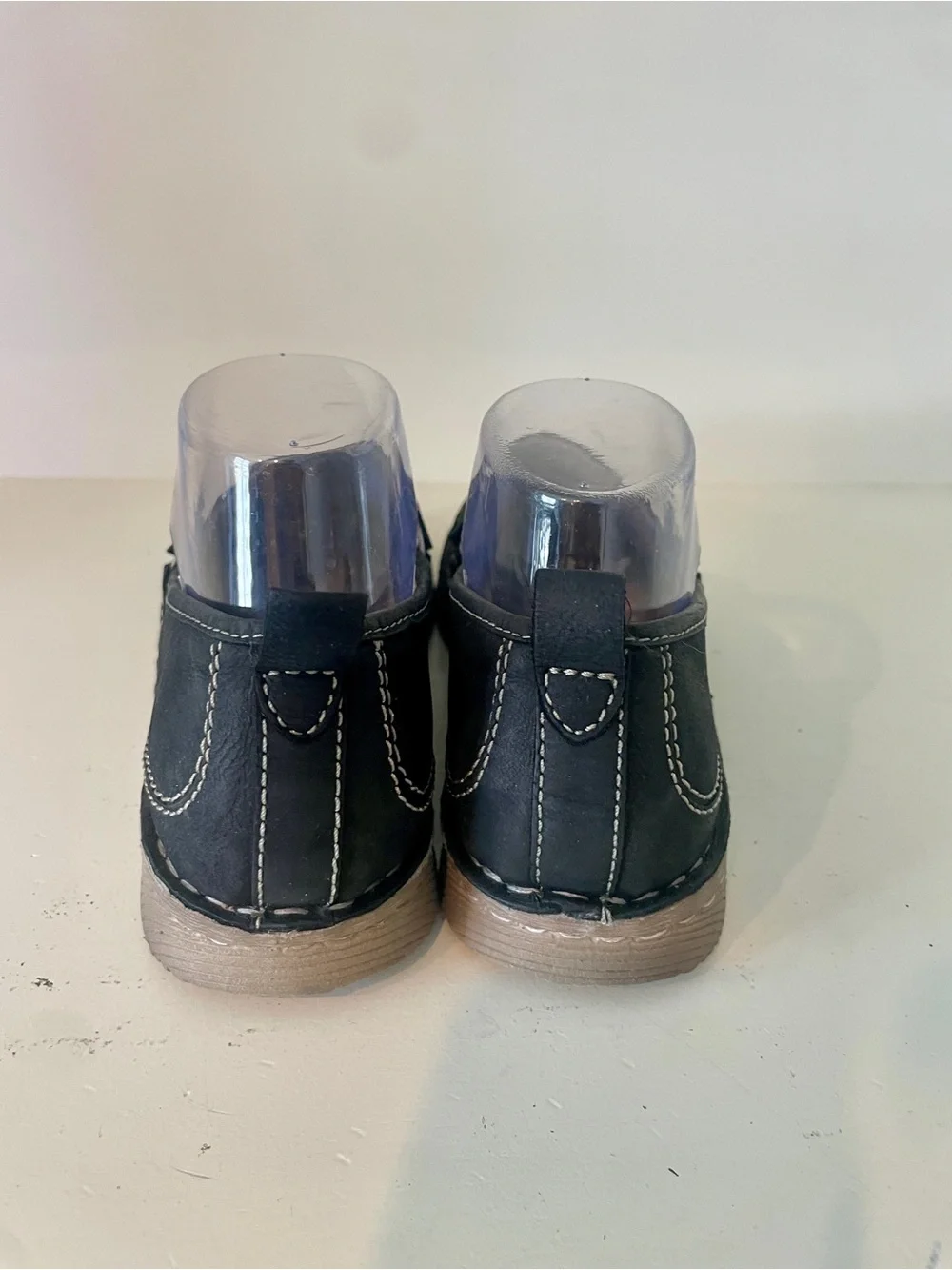 Josef Seibel Sofie Loafer 40 Black Perforated Leather Slip On Laser Cut